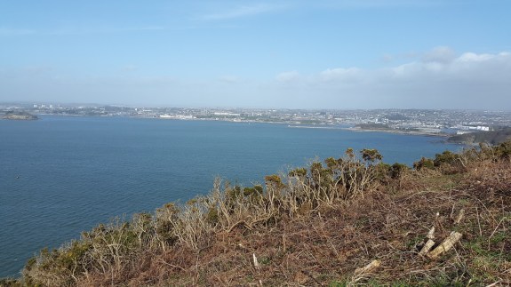Plymouth from the South West coastal path