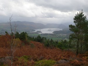 First view to Derwent Water although the cloud is building