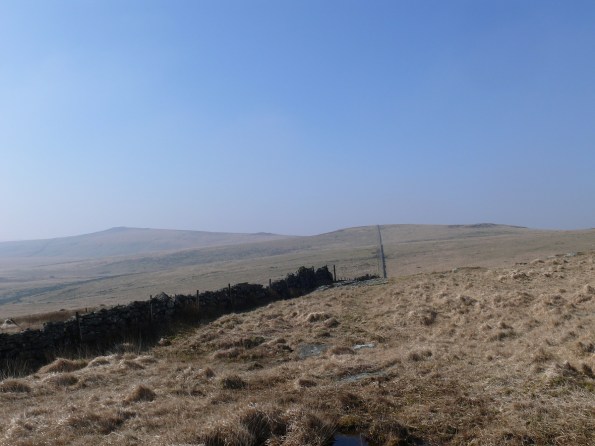On Broad Down looking to Higher White Tor