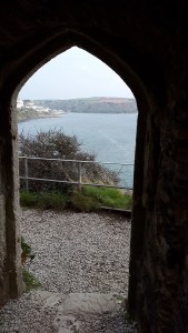 Fowey through the arch