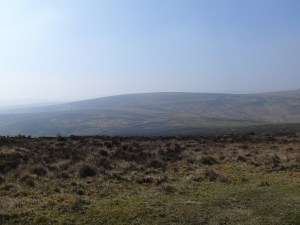 You can just make out the car park in the haze!