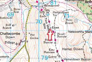 hameldown-cross-map