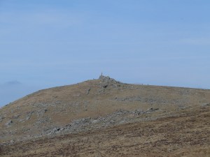 Zoom on Widgery Cross on Brat Tor