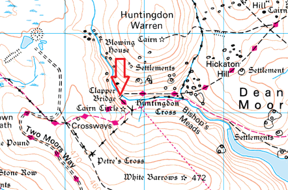 huntingdon-clapper-bridge-map