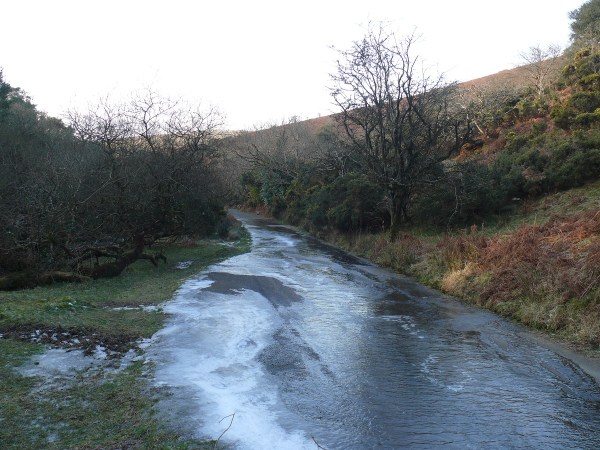 Very icy along here, nearly went over a couple of times!!