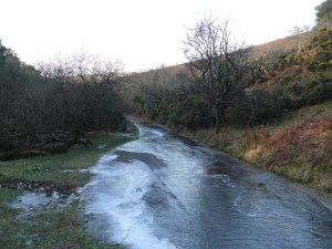 Very icy along here, nearly went over a couple of times!!