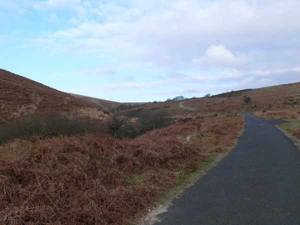 It opens out a bit here as you approach the dam