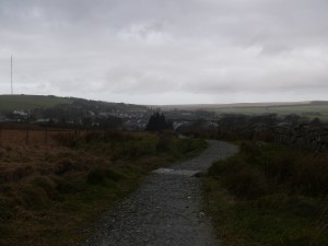 Looking back to Princetown
