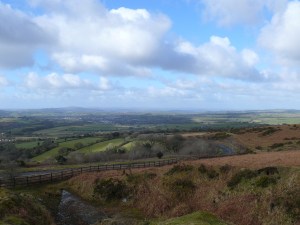 Lovely views across to Cornwall from the start of the walk