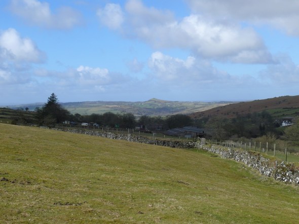 Views along the valley to Brentor