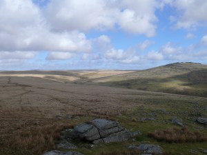 The Walkham valley and Great Mis Tor right