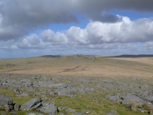 Looking back to Roos Tor