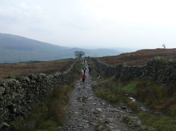 Heading back down Nanny Lane
