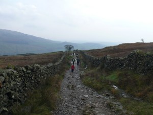 Heading back down Nanny Lane