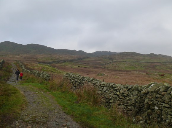 A look back up atthe Wansfell ridge