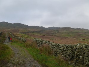 A look back up atthe Wansfell ridge
