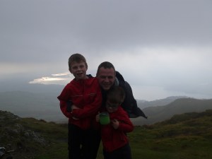 Me and the boys on Wansfell Pike