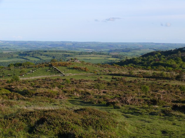 Looking down to Bag Tor