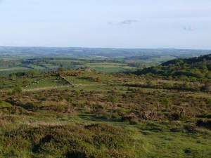 Looking down to Bag Tor