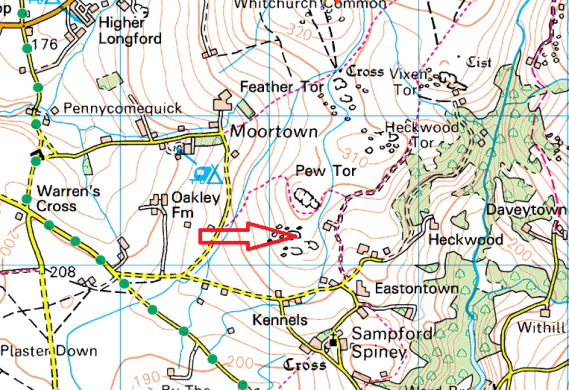 sampford-tor-map