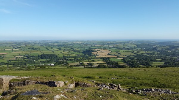 Lovely views from the climb to Western Beacon