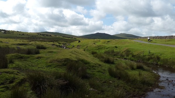 The first 3 targets, Rowtor, West Mill Tor and Yes Tor at the back