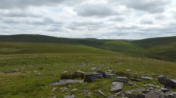 Behind Lints Tor looking to Fur Tor