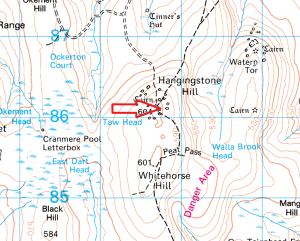hangingstone-hill-map