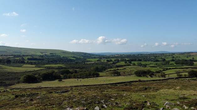 Green and pleasant land from Nat Tor