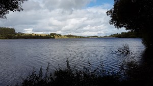 Looking towards the dam at the far end