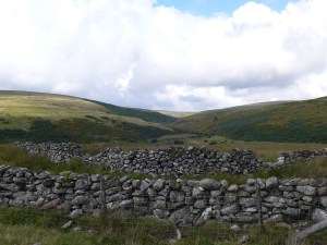 Looking back along the East Dart valley