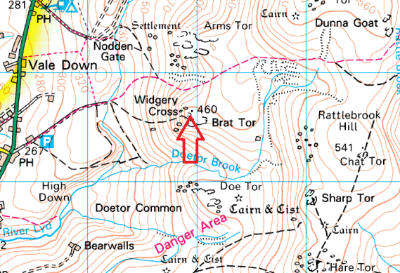 widgery-cross-map