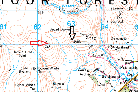 broadown-tor-map