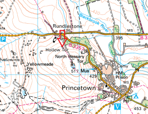 rundlestone-tor-map