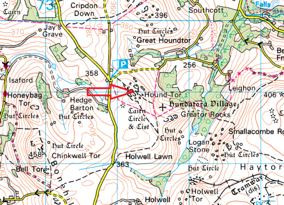 hound-tor-manaton-map