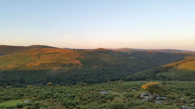 Combestone Tor sunset 1