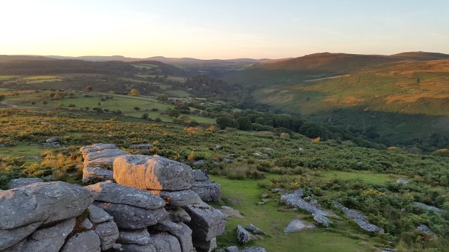 Combestone Tor sunset 4