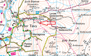 great-combe-tor-map