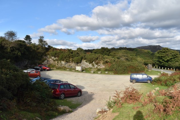 The quarry parking at Burrator