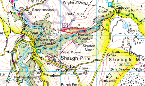 cadworthy-tor-map