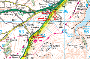 sourton-parking-map