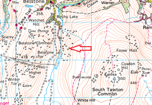 ottery-tor-map