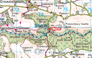 fingle-bridge-map