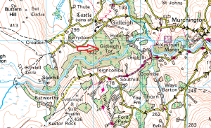 gidleigh-tor-map