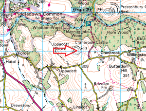 uppacott-down-map