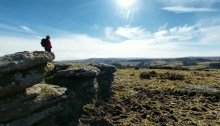 Linda on Blacka Tor